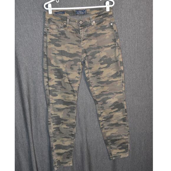 Lucky Brand Women's 10/30 Sofia Skinny Camo Pattern Denim Distressed Jeans - Picture 2 of 10